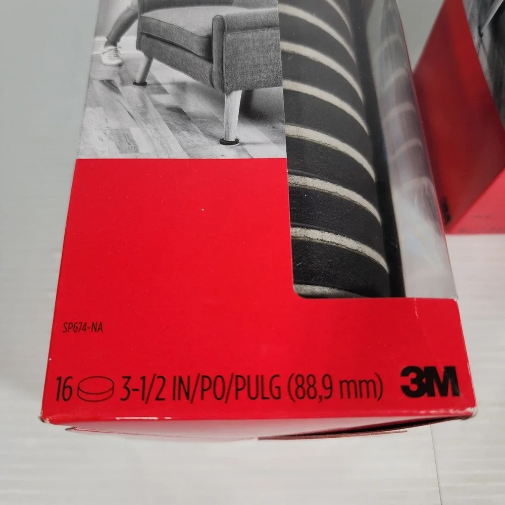 SCOTCH Furniture Sliders / 3.5‎ inch Round / 16-Pack VALUE PACK - NEW